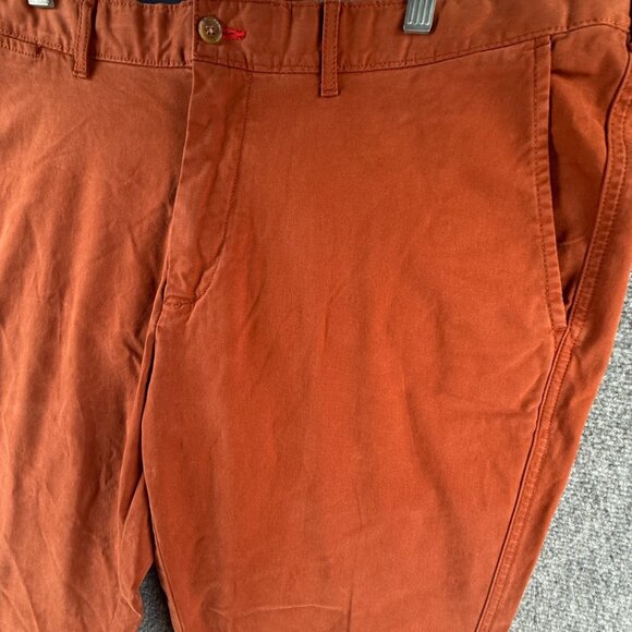 NWT Cremieux Soho Peach Orange 40x30 Pants Chino Twill Comfort Stretch Men - Picture 3 of 14